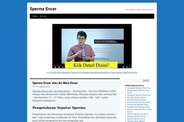 Twenty Ten theme site design template sample