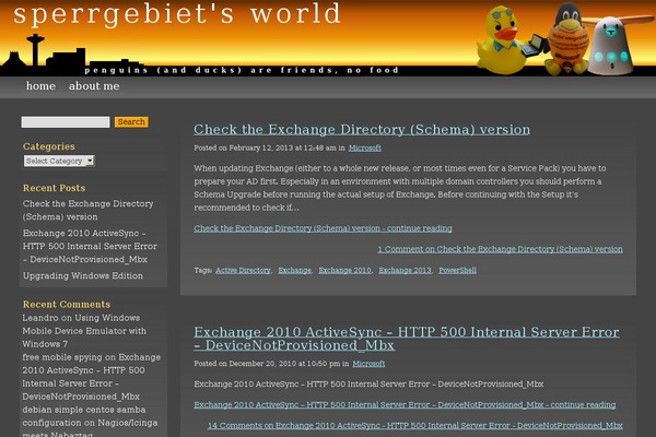 WordPress website example screenshot