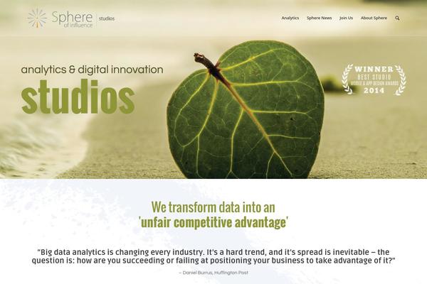 Enfold theme site design template sample