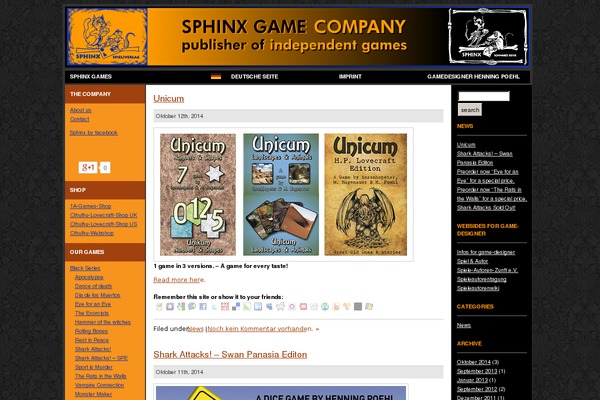 sphinx-games.com site used Wilson-child