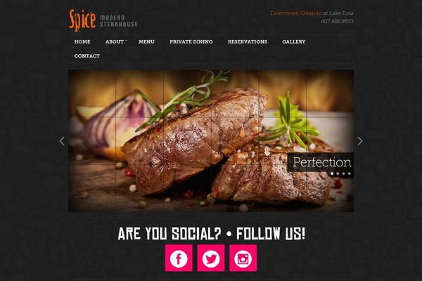 spicesteakhouse.com site used Rockwell