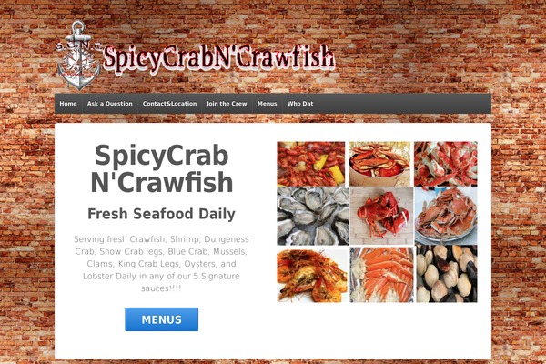 spicycrabncrawfish.com site used Responsive