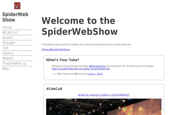 spiderwebshow.ca site used Wp-newschannel