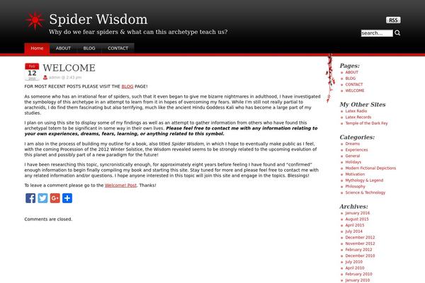 spiderwisdom.com site used Stardust