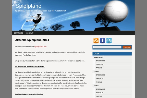 spielplaene.net site used Footballmania