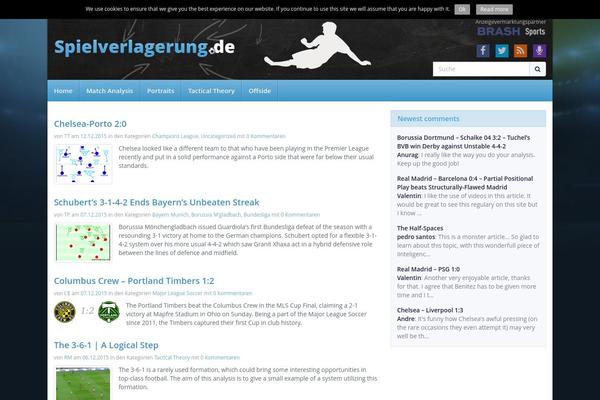 spielverlagerung.com site used Spielverlagerung.de-relaunch