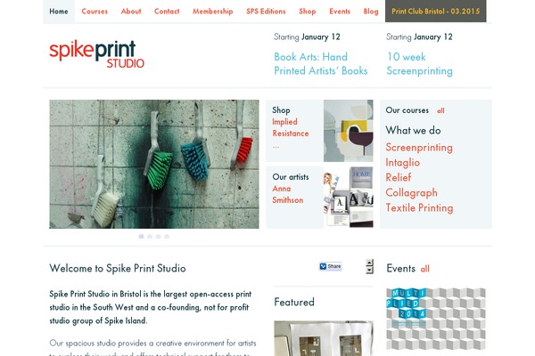 spikeprintstudio.org site used Norththeme