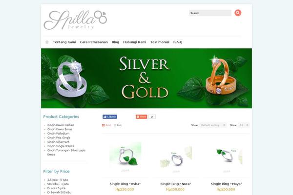 spillasilver.com site used Shoppica-spilla