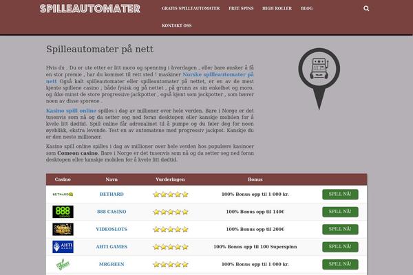 WordPress website example screenshot