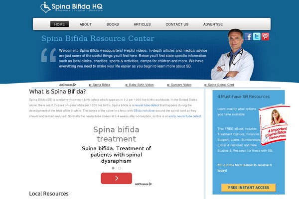 WordPress website example screenshot