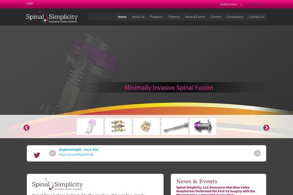 spinalsimplicity.com site used Spinalsimplicity