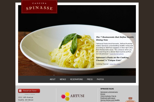 Grandrestaurant theme site design template sample