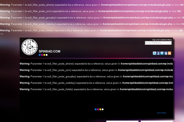 spinbad.com site used Mastertheme-v3-spinbad