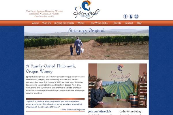 spindriftcellars.com site used Spindrift