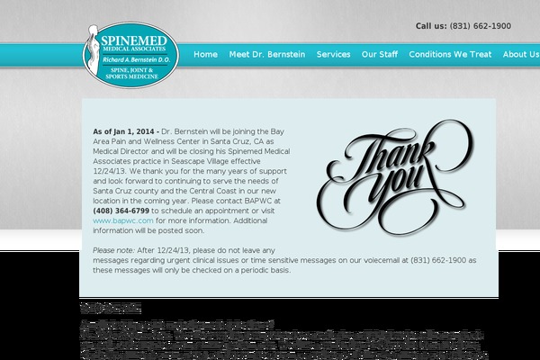 spinemedassociates.com site used Drb