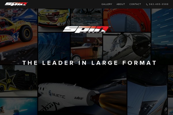 Spin theme site design template sample