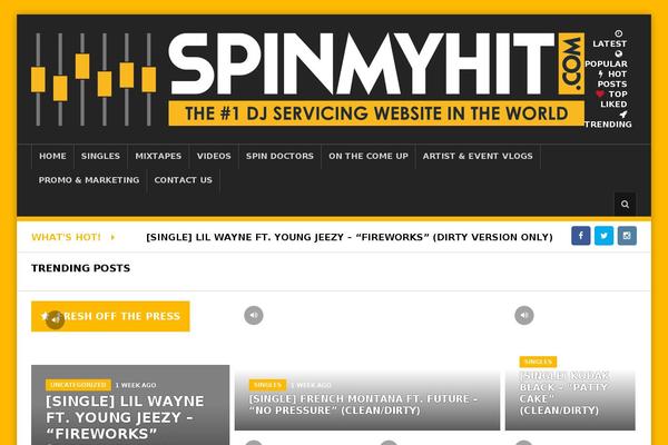 spinmyhit.com site used Buzzz