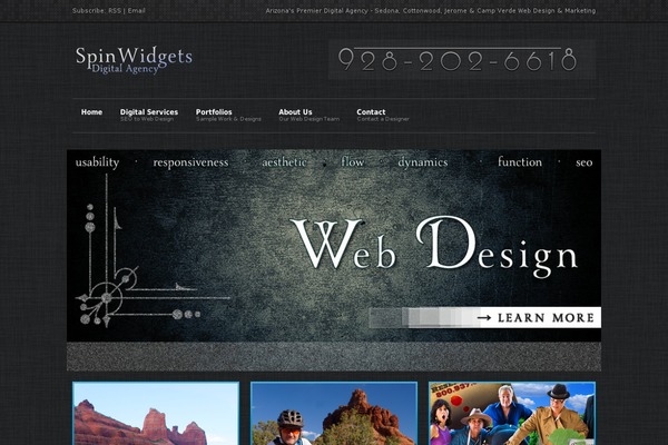 SuperSkeleton theme site design template sample