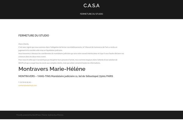 Sydney theme site design template sample