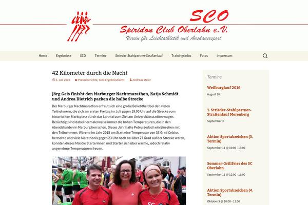 WordPress website example screenshot