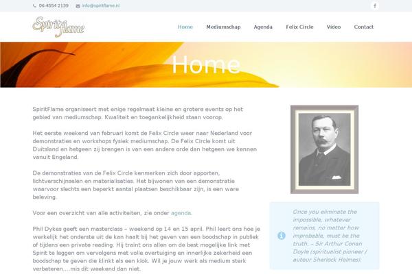 Scalia theme site design template sample