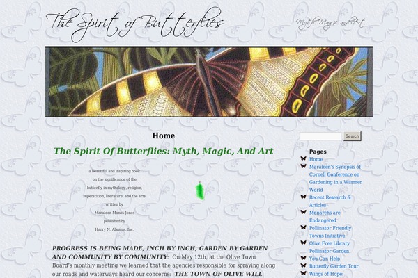 spiritofbutterflies.com site used Twentyten-sob