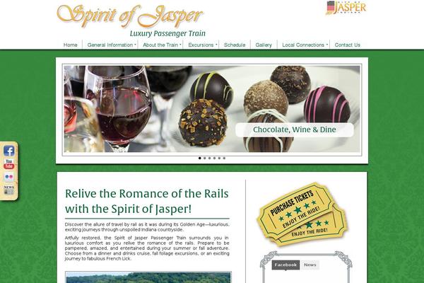 Spirit theme site design template sample