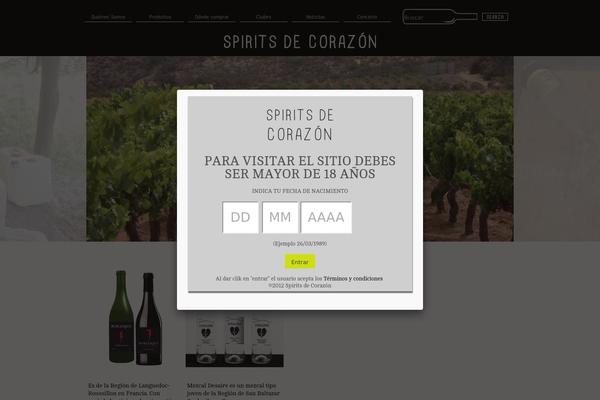 spiritsdecorazon.com site used Spirits