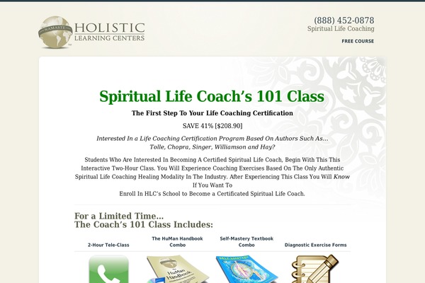 spirituallifecoachingcertification.com site used Hlc