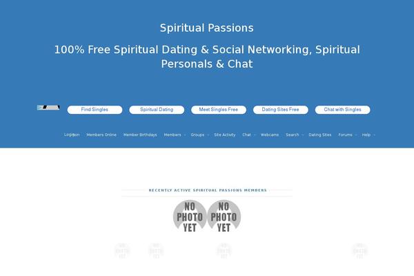 Passions theme site design template sample