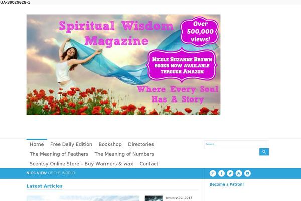 spiritualwisdommagazine.com site used Observe