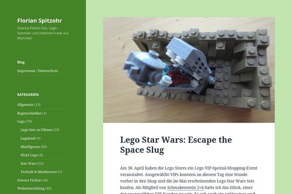WordPress website example screenshot