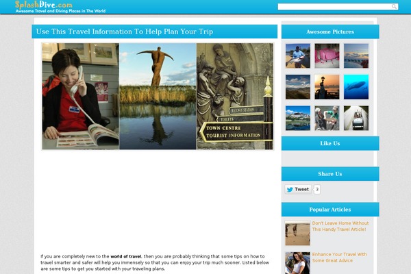 WordPress website example screenshot