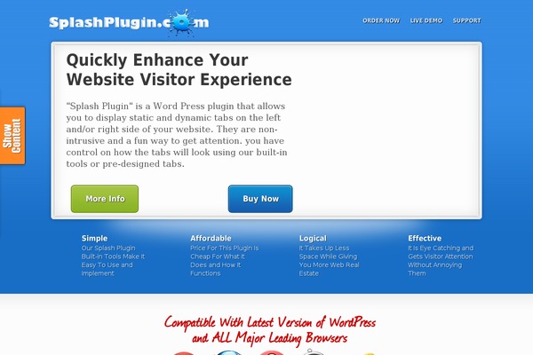 splashplugin.com site used Extatic