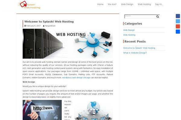 splashwebhosting.com site used Mercantile