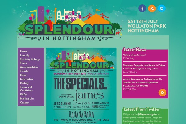 splendourfestival.com site used Splendour