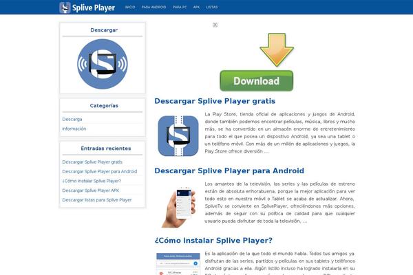 Spaze theme site design template sample