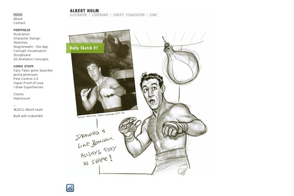 Impreza theme site design template sample