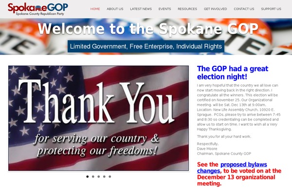 spokanegop.com site used Gop_theme