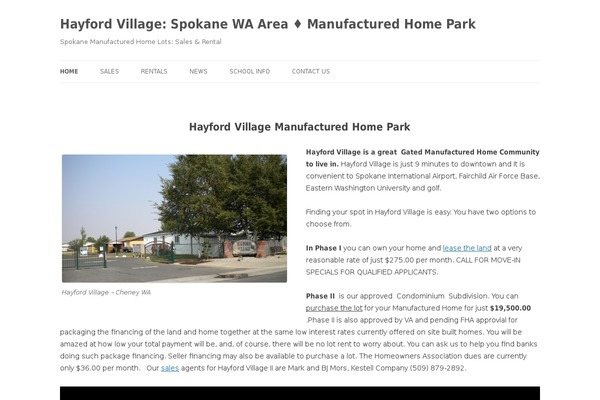 Twenty Twelve theme site design template sample