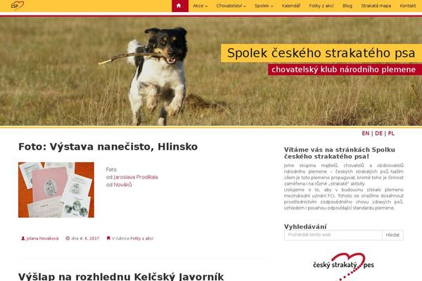 spolekstrakacu.cz site used Spolek-strakacu-wp-theme