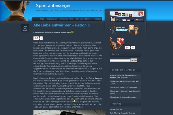 WordPress website example screenshot