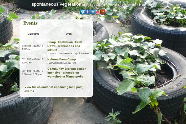 spontaneousvegetation.net site used Spontaneous-vegetation-theme