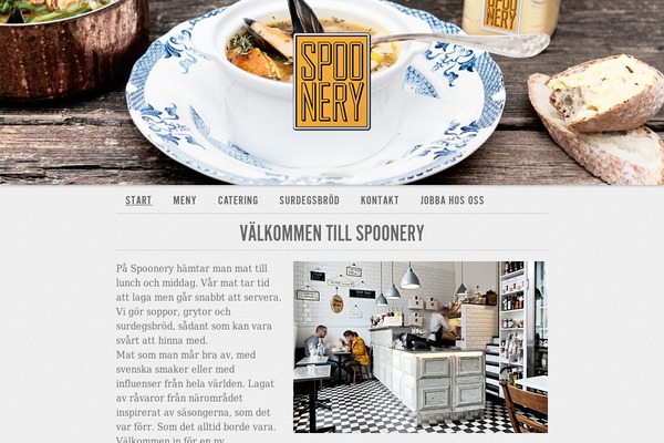 spoonery.se site used Spoonery