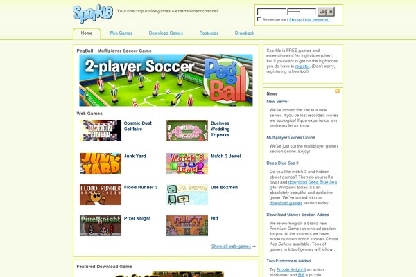 sporkle.com site used Sporkle