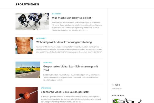WordPress website example screenshot