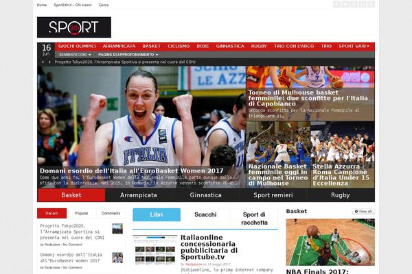 sport24h.it site used Stylebook