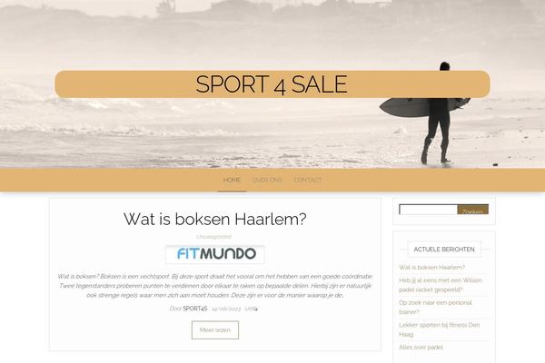 sport4sale.nl site used Head Blog