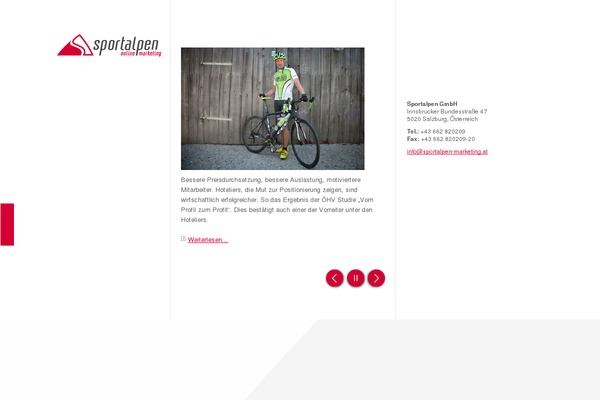 sportalpen-marketing.at site used Sportalpen