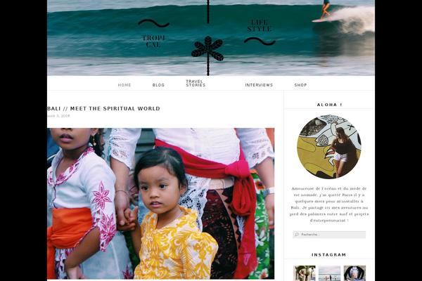 Wanderlusttheme theme site design template sample